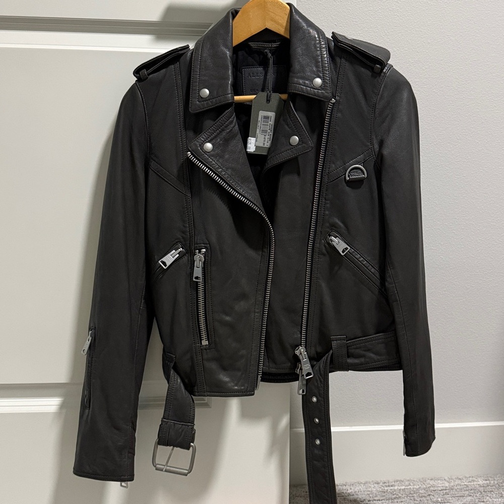 All Saints leather jacket